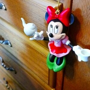 Minnie Mouse Christmas tree ornaments. (3)